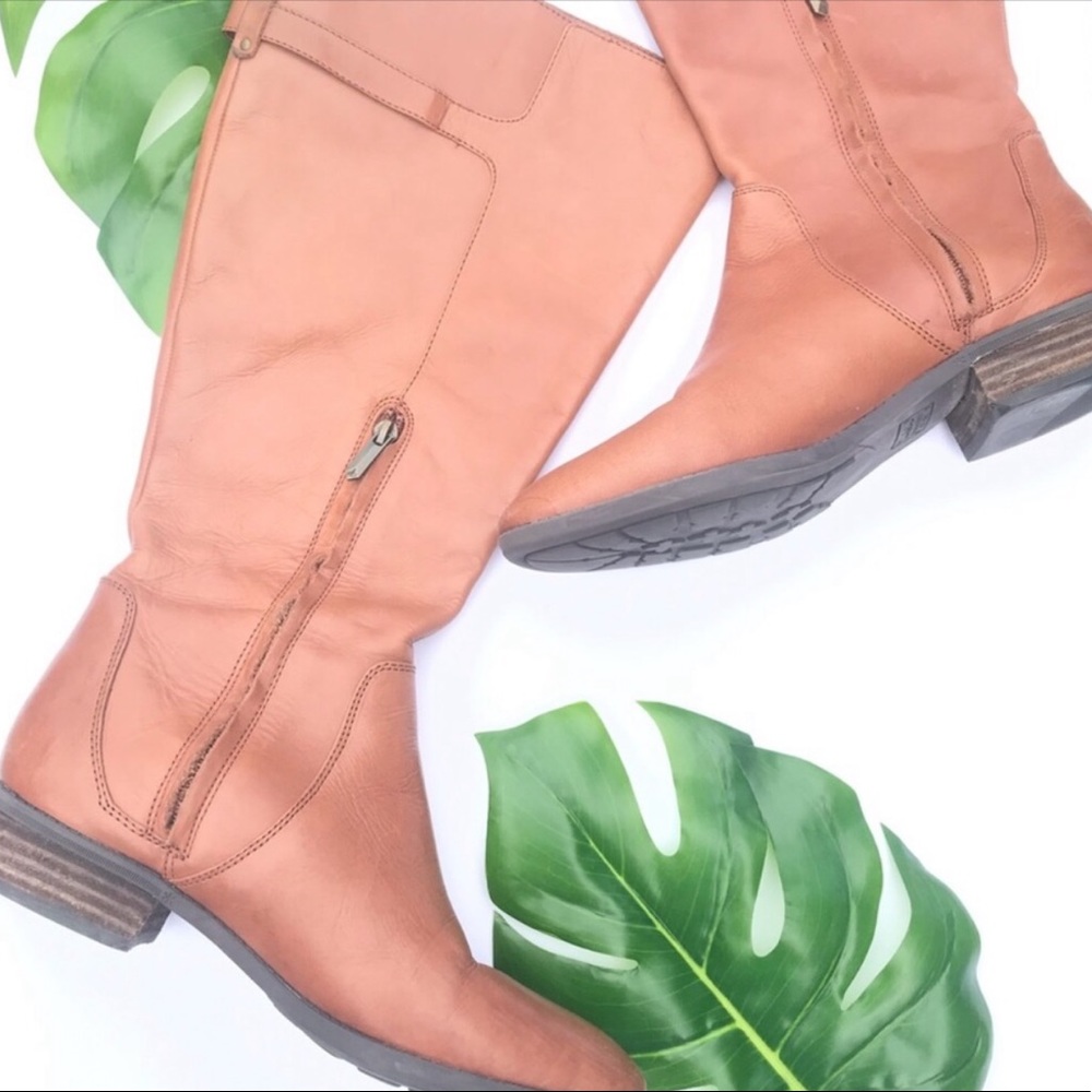 ✨Sam Edelman Cognac Leather Boots